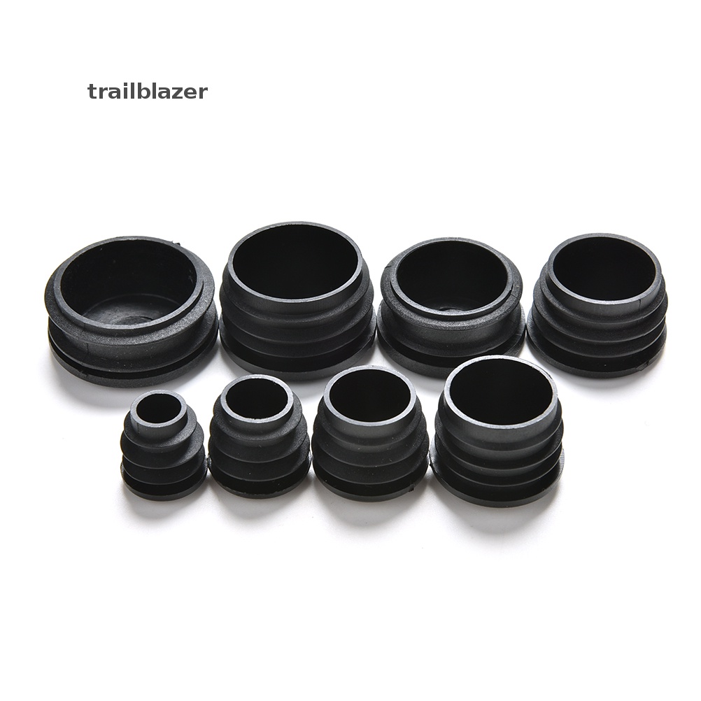 Set 10 Đầu Chèn Ống Tròn Bằng Nhựa Màu Đen Chuyên Dụng Cho trailblazer UIO