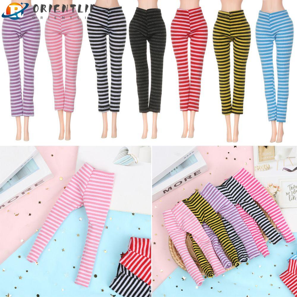 Quần Dài Màu Sắc Kẹo Ngọt Chất Lượng Cao Cho Búp Bê Tỉ Lệ 1 / 6