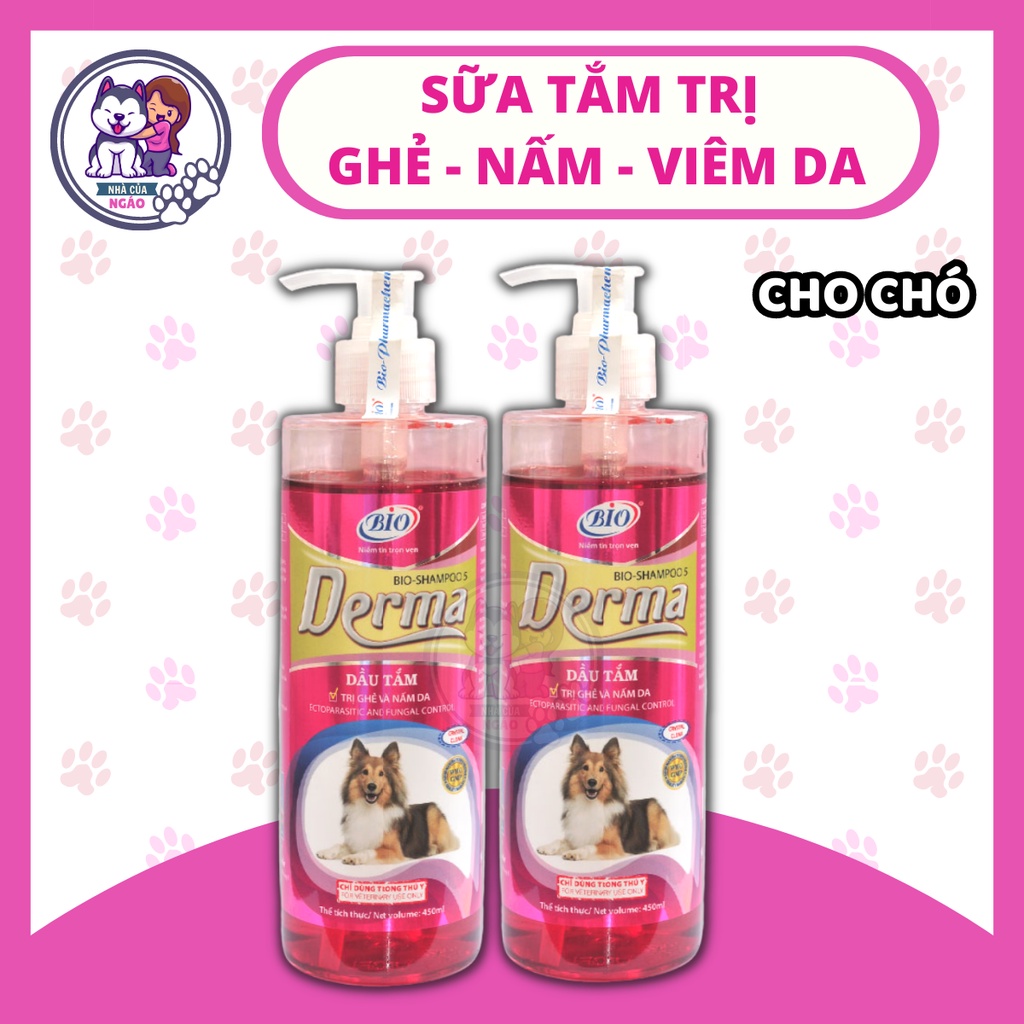 Sữa tắm Bio Derma t̲r̲ị viêm da, nấm, cái ghẻ, da mẫn đỏ, cho chó