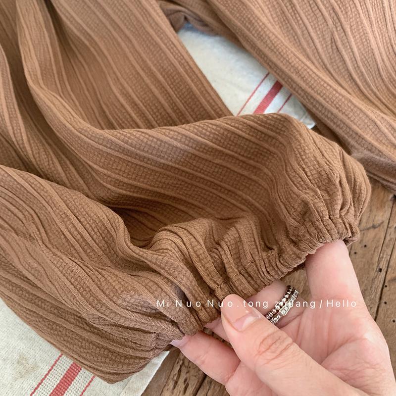 Quần Chiffon Mỏng Chống Muỗi Dáng Rộng Phong Cách Nhật Hàn Thời Trang Mùa Hè Hàng Mới Dành Cho Bé Trai Gái
