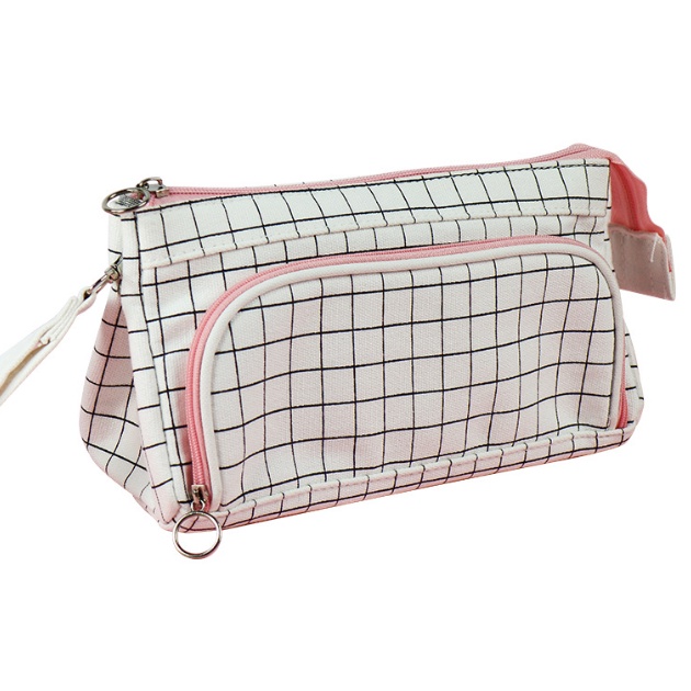 Túi Đựng Bút Đa Năng Sức Chứa Lớn Có Nút Gài Tiện Dụng Cho Học Sinh