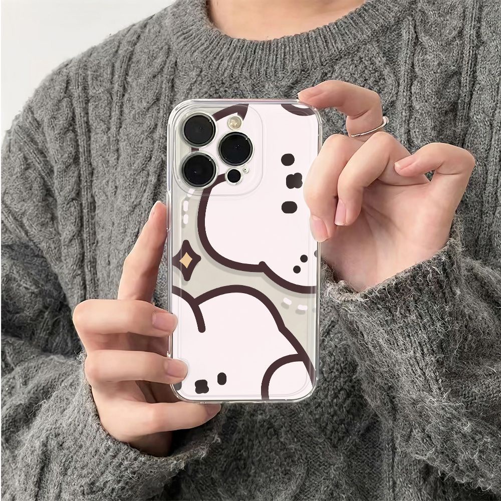 ✅Ốp Điện Thoại Mềm Chống Sốc In Hình Thỏ Phong Cách Đơn Giản Cho Apple Iphone 11iPhone12max plus1314pro 786In UGFP