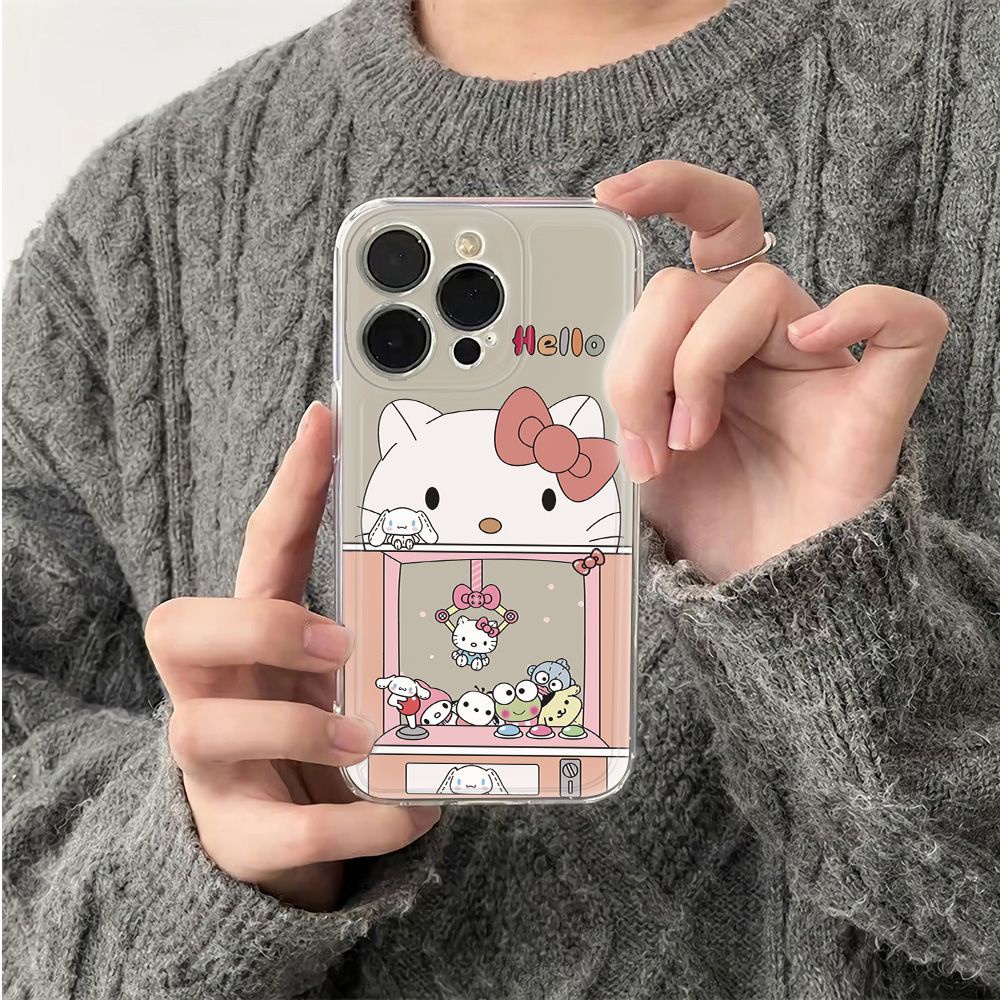 ✅Ốp Điện Thoại Dẻo Họa Tiết Chú Mèo Dễ Thương Chống Sốc Cho Iphone1 iPhone12 7813 6In14Pro max11 UF0I