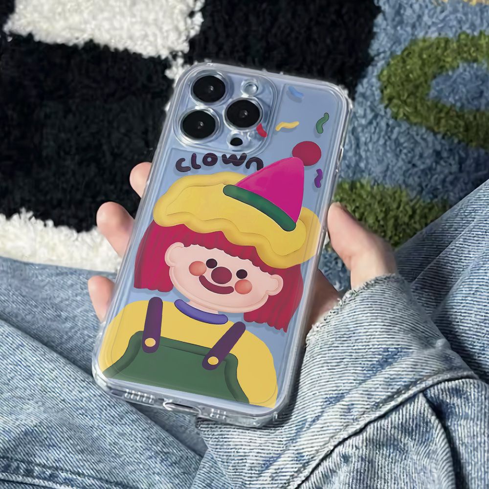 ✅Ốp Điện Thoại Mềm Hình Cô Gái Đơn Giản Chống Sốc Cho Iphone 14Pro + 11 Max 7813I 12 6 Inch