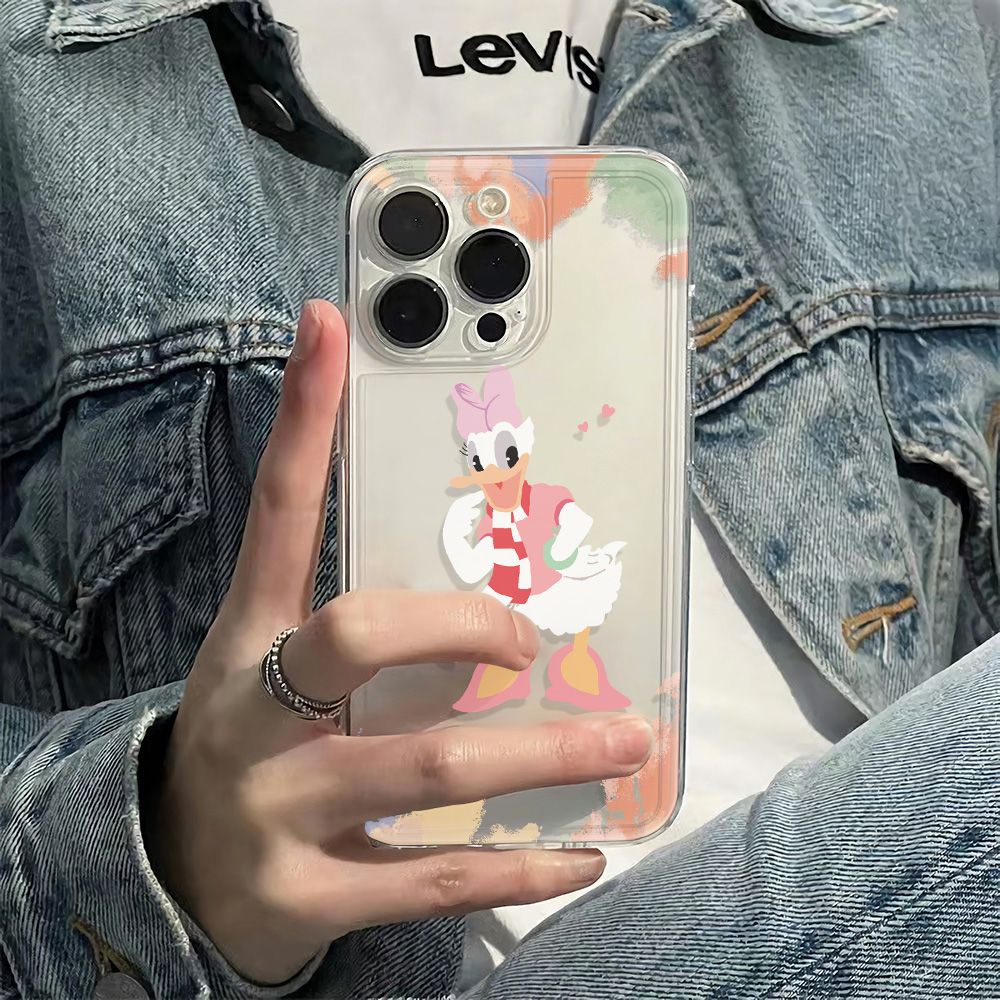 ✅Ốp Điện Thoại Dẻo Họa Tiết Hoa Cúc Đơn Giản Chống Sốc Cho Iphone 11 13Max Plus 14 Pro 12 6In78 20OS