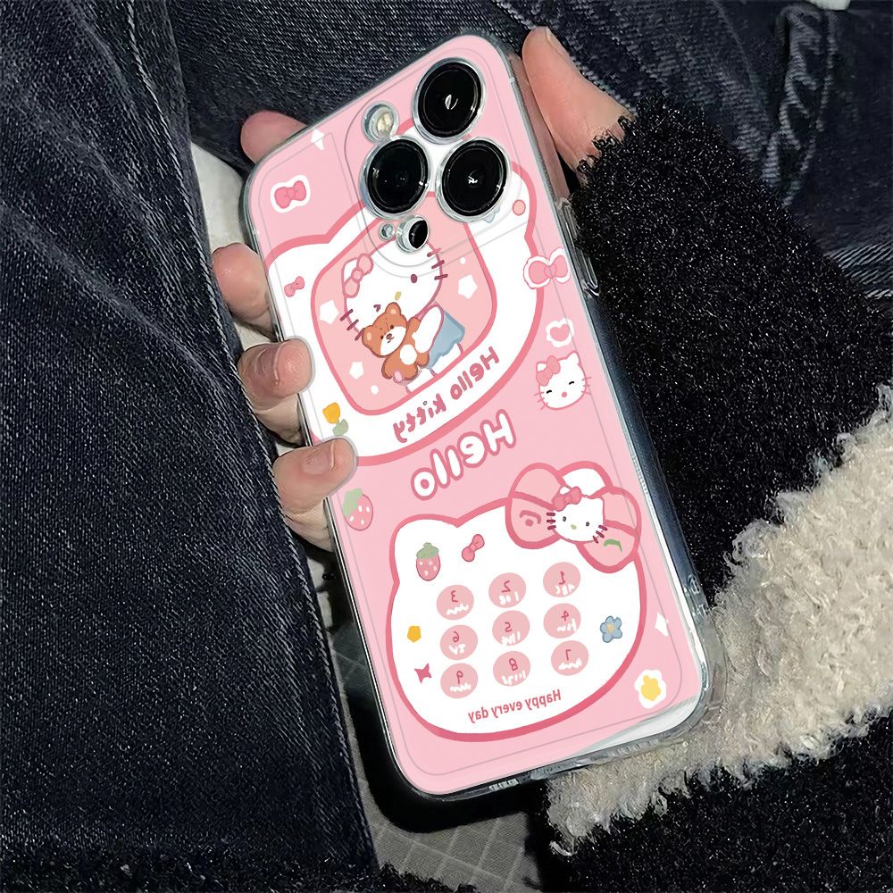 ✅Ốp Điện Thoại Mềm Chống Sốc Màu Hồng Cho Iphone126In7813 14Promax 11