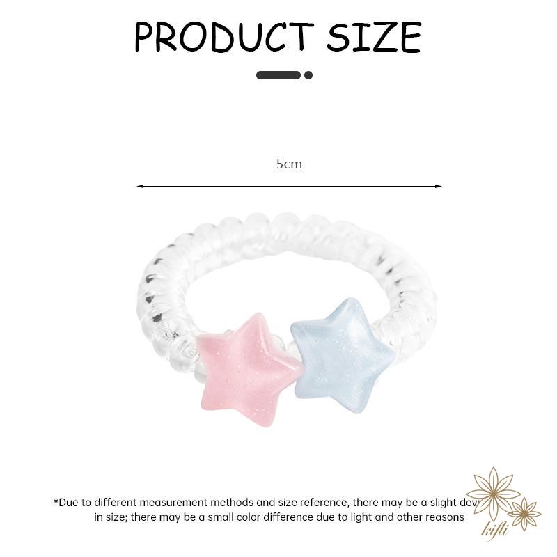 Dây buộc tóc kiểu ngôi sao năm cánh dễ thương cho nữ