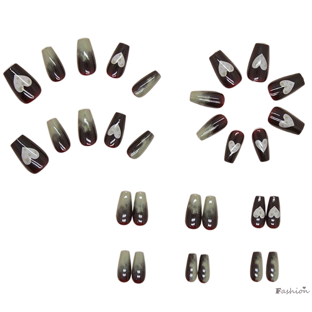 Bộ Móng Tay Giả Màu Sắc Tự Nhiên Chống Va Đập