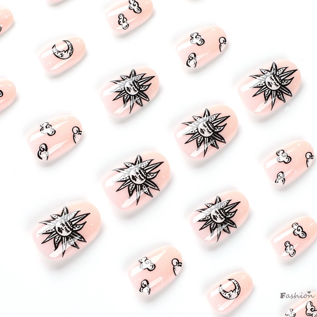 Móng Tay Hiệu Ứng Ngôi Sao Đám Mây Mặt Trăng Lâu Trôi Với