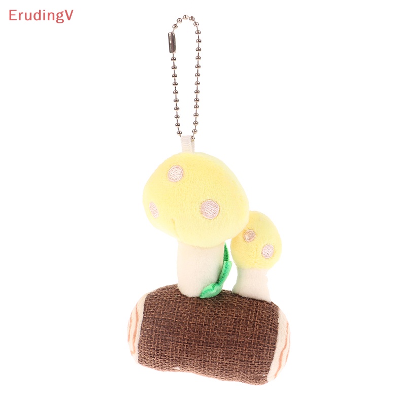 Móc Khóa Hình Cây Nấm Nhồi Bông Mềm Mại Dễ Thương