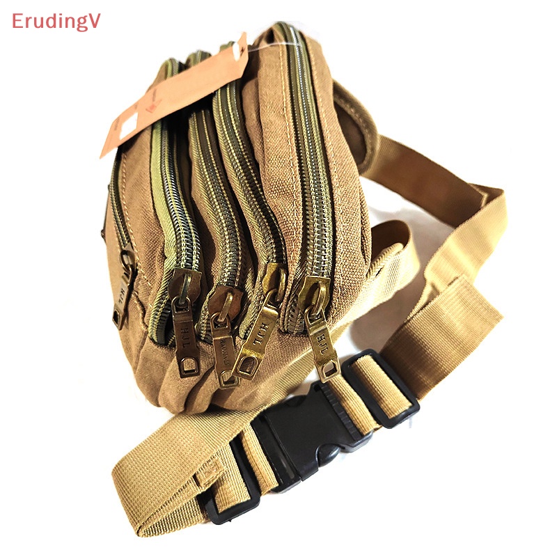 [ErudingV] Túi Đeo Hông Vải Canvas Chất Lượng Cao Đựng Điện Thoại Di Động Phong Cách Vintage Cho Nam [Mới]