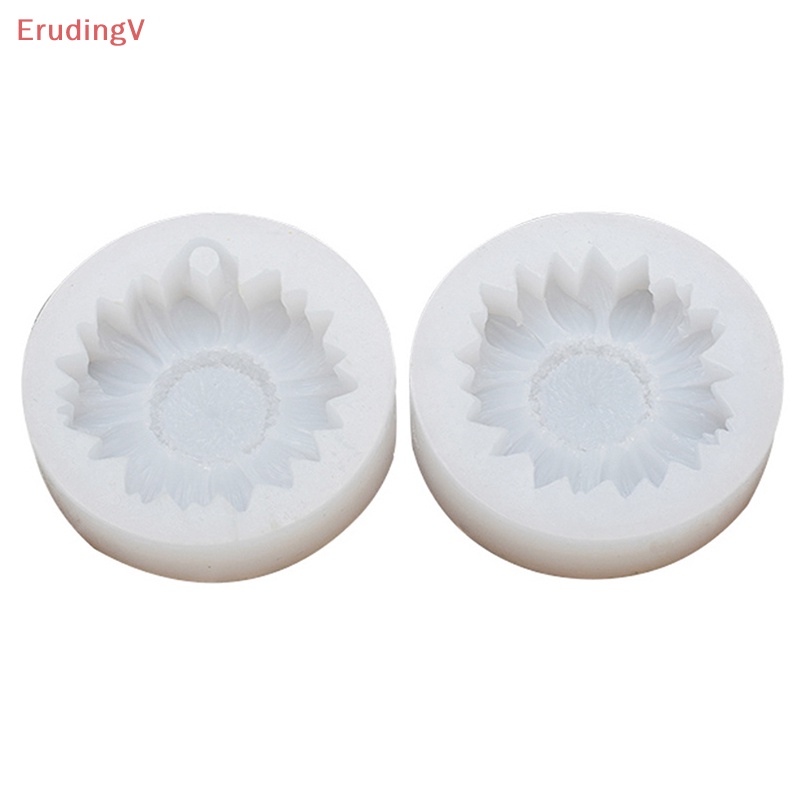 [ErudingV] Khuôn Silicon Khuếch Tán Hình Hoa Hướng Dương 3D DIY Có Lỗ Gắn Gương Chiếu Hậu Ô Tô [Mới]