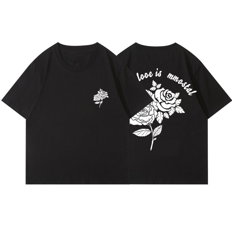 NRVP Áo Thun 100% Cotton Tay Ngắn Phong Cách Hàn Quốc Mới