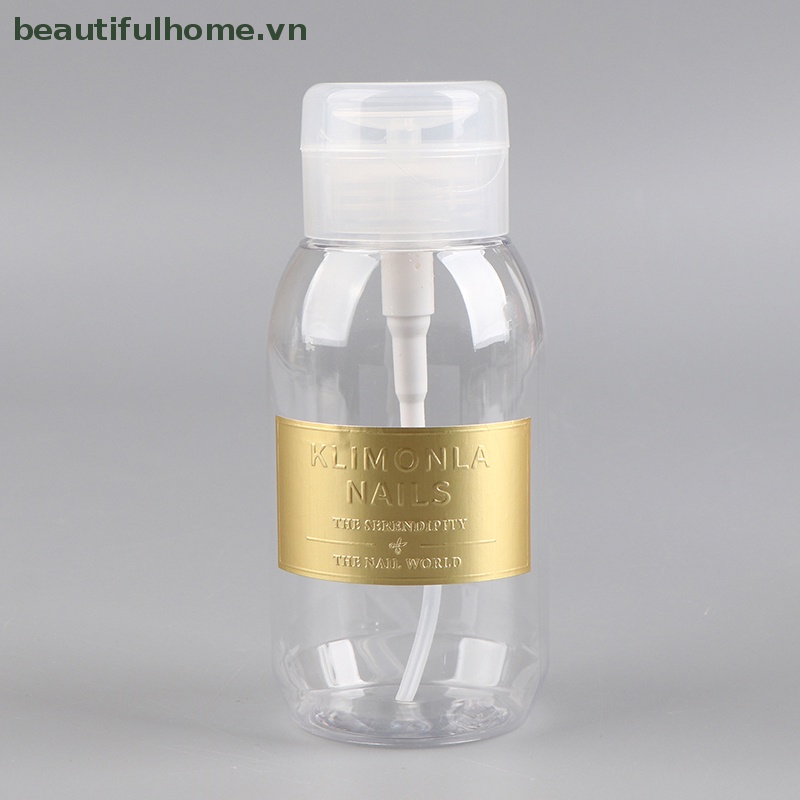 Bình Đựng Dung Dịch Tẩy Sơn Móng Tay Dạng Nhấn Bằng Nhựa