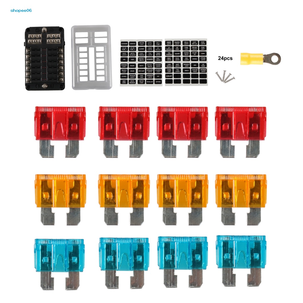 Khối Cầu Chì PEMG Chống Thấm Nước Chống Cháy Nổ Có Đèn LED Chuyên Nghiệp Cho Xe Hơi