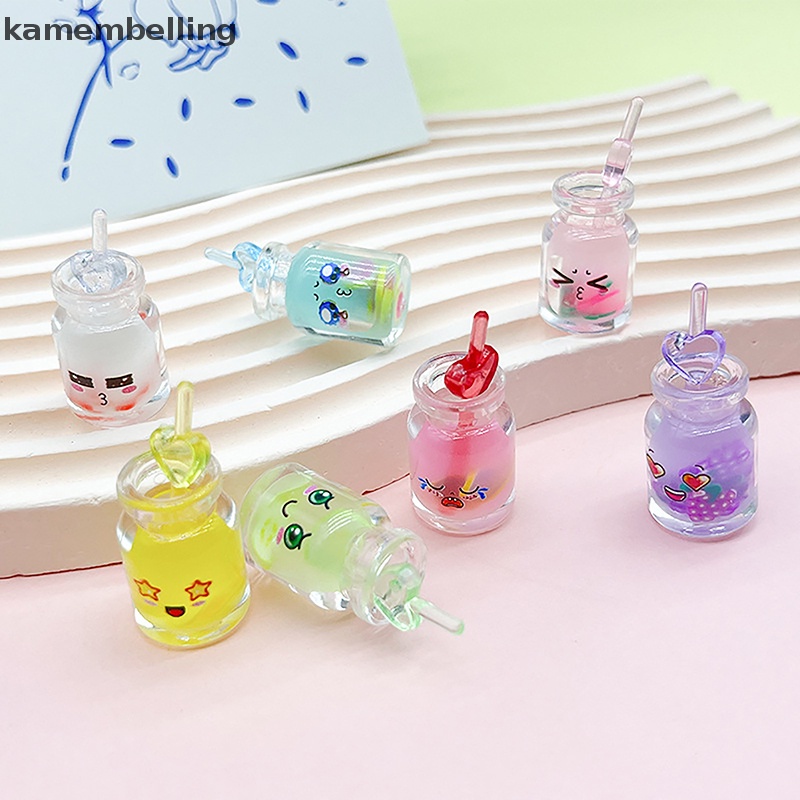 Set 2 Ly Nước Ép Trái Cây Bằng Nhựa Phát Quang Dễ Thương Trang Trí Sân Vườn