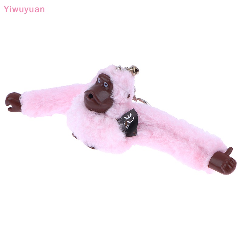 < Yiwuyuan > Móc Khóa Hình Khỉ Nhồi Bông Dễ Thương Trang Sức Cho Búp Bê Nữ