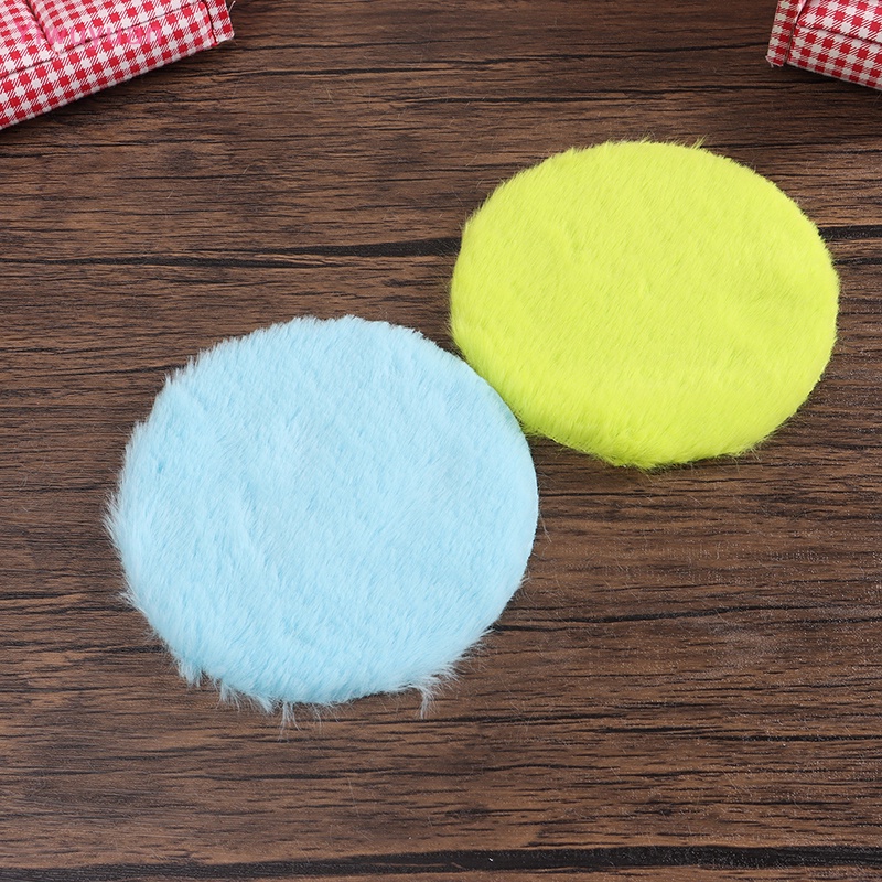 1 Thảm Lông Lót Sàn Hình Tròn Cho Nhà Búp Bê Mới