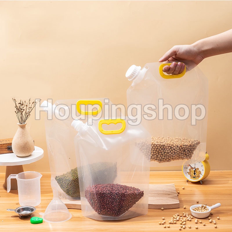 Túi Nhựa Trong Suốt Có Thể Tái Sử Dụng Dùng Đựng Gạo / Thực Phẩm Chống Ẩm Mốc / Côn Trùng