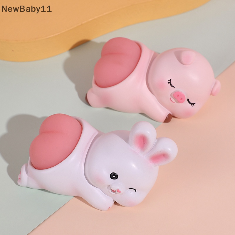 Mông Gấu Trúc / Thỏ / Heo / Mèo Mềm Mại Vui Nhộn Để Bàn Trang Trí