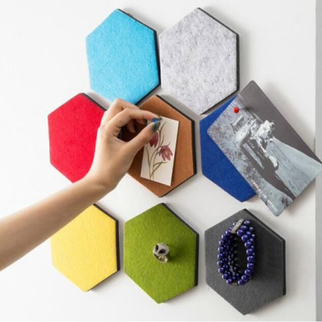 1 Miếng Dán Tường Cách Âm Hình Lục Giác Trang Trí Phòng Họp / Phòng Bé