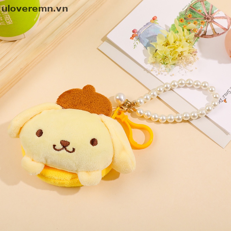 SANRIO 1 Móc Khóa Hình Thú Nhồi Bông Kuromi My Melody Plushie Dễ Thương