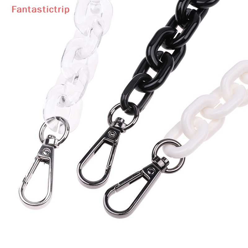 Phụ Kiện Dây Đeo Túi Xách Bằng Acrylic Màu Đen Sang Trọng Mới