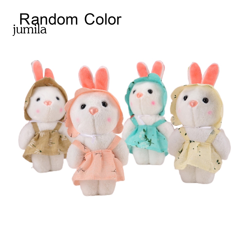 Móc Khóa Thỏ Nhồi Bông 12cm Đáng Yêu