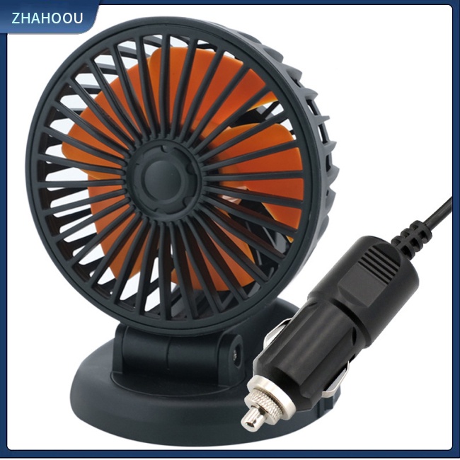 ☃Nhà Cửa☃ Quạt Làm Mát Xoay Đa Góc Ít Ồn Tiện Dụng Cho Xe Hơi