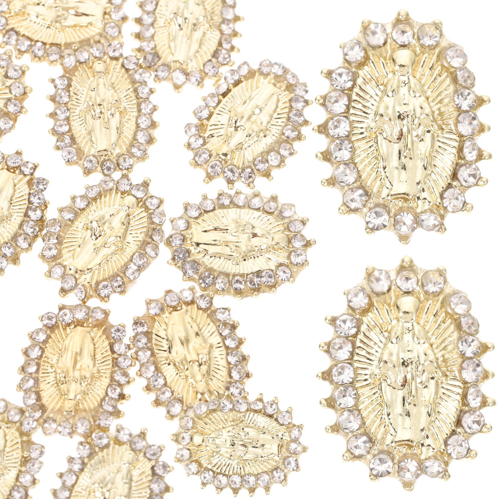 Bộ 20 HạT ĐíNh Trang Trí MóNg 1.1x0.9cm