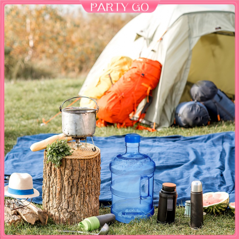 1 Bình Đựng Nước Có Tay Cầm Tiện Lợi Khi Đi Du Lịch