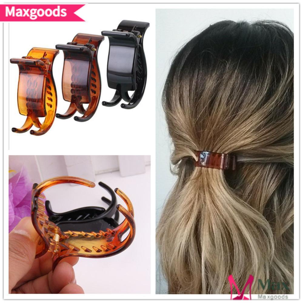 Kẹp Tóc Cỡ Lớn Màu Nhám Thời Trang Cho Nữ