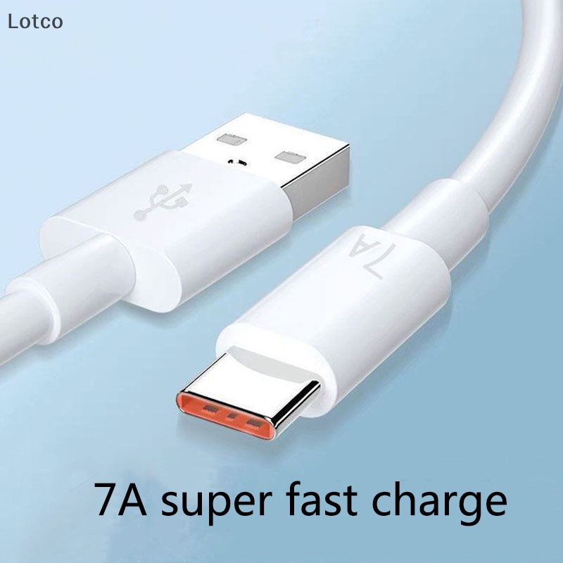 Lotco 7A 100W Loại C Cáp USB Cáp sạc siêu nhanh cho Huawei mate40pro nova9 VN