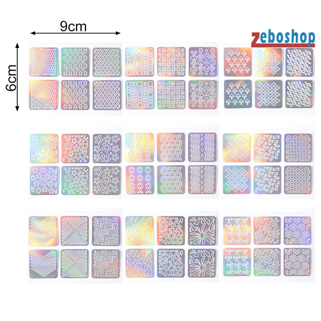 1 Bộ Sticker Dán Móng Tay Chuyển Họa Tiết Hoa Phong Cách Đẹp Mắt Dành Cho Bạn Nữ DIY