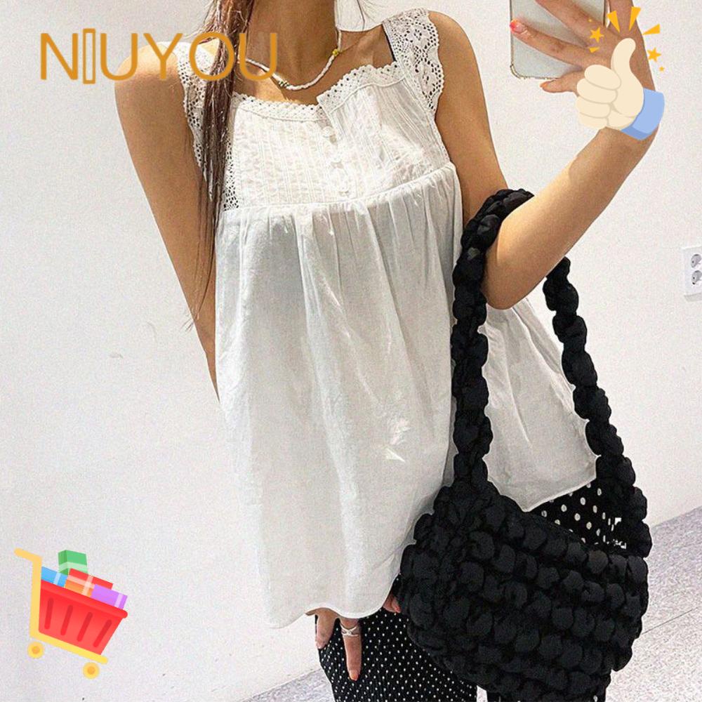 NIUYOU Túi Xách Đeo Dưới Cánh Tay Gọn Nhẹ Mềm Mại Thời Trang