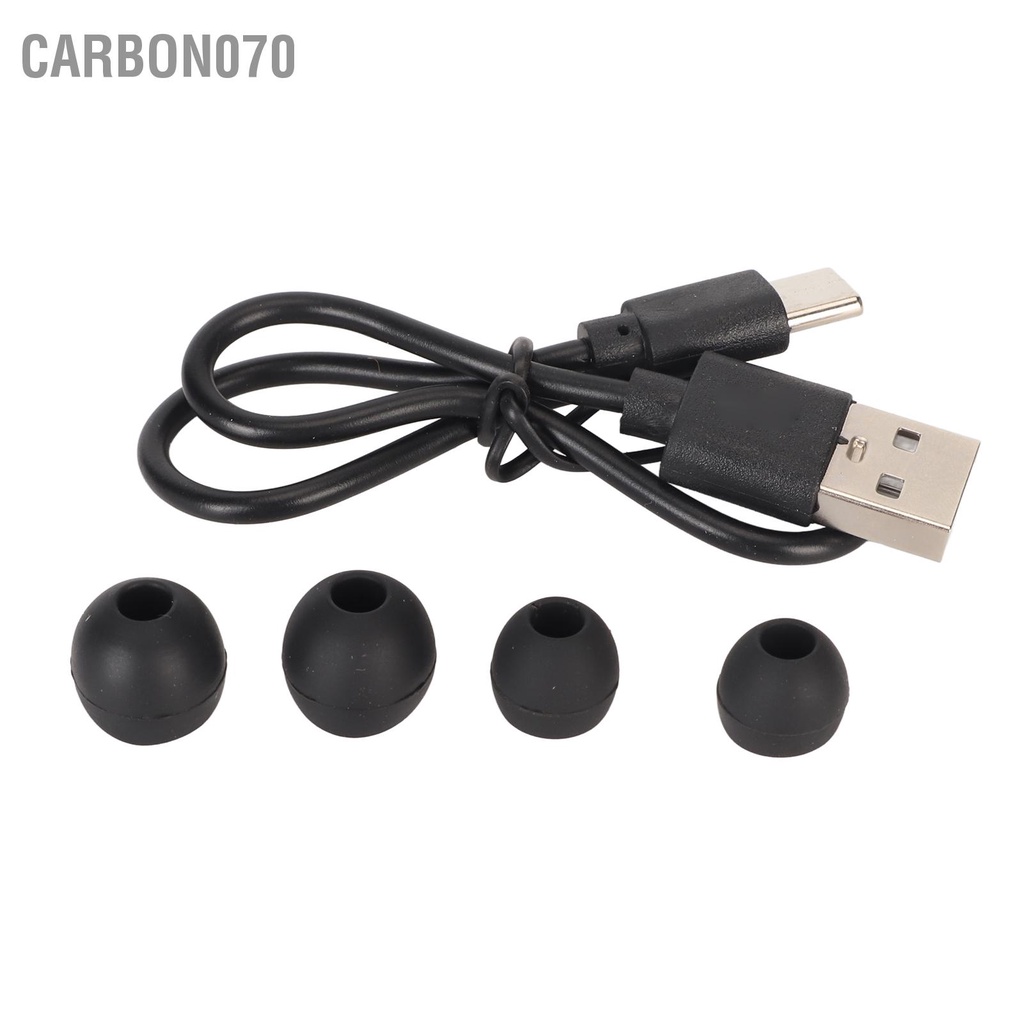 Carbon070 Tai Nghe Nhét Bluetooth Âm Thanh Nổi IPX7 Chống Nước Bass Nặng Không Dây Có Gương Màn Hình Hiển Thị Kỹ Thuật Số Hộp Sạc