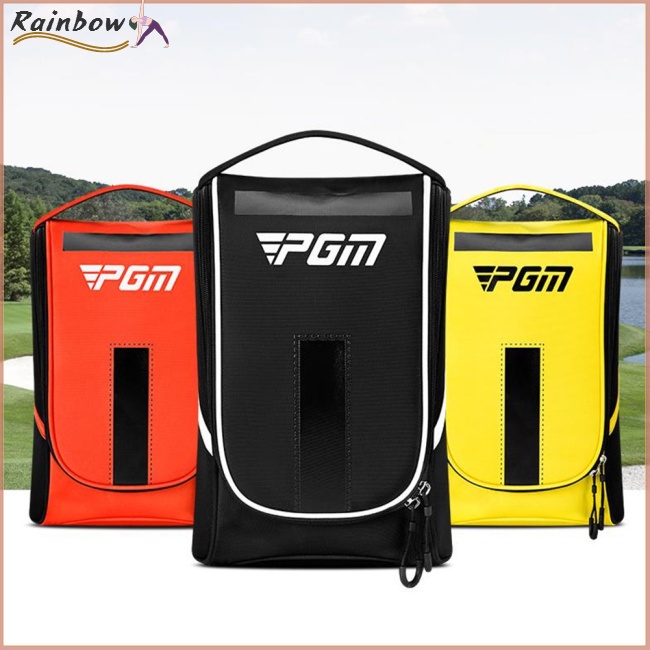 Túi Đựng Giày Đánh Golf Mini Hai Chiều Có Khóa Kéo Chống Bụi Chống Thấm Nước Đa Năng