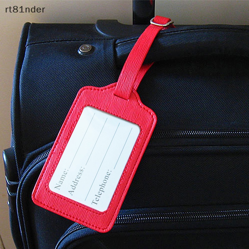 Rt Nhãn Đánh Dấu Hành Lý Bằng Da Pu Nhỏ Gọn Tiện Dụng