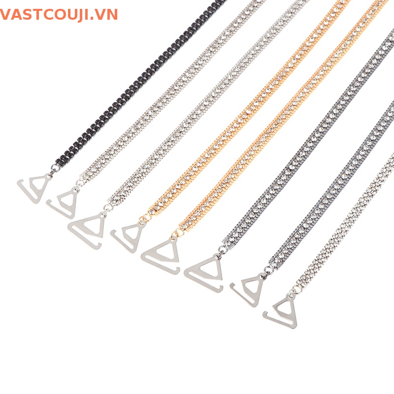 1 Cặp Dây Áo Ngực Đính Đá Đơn Giản Cho Nữ