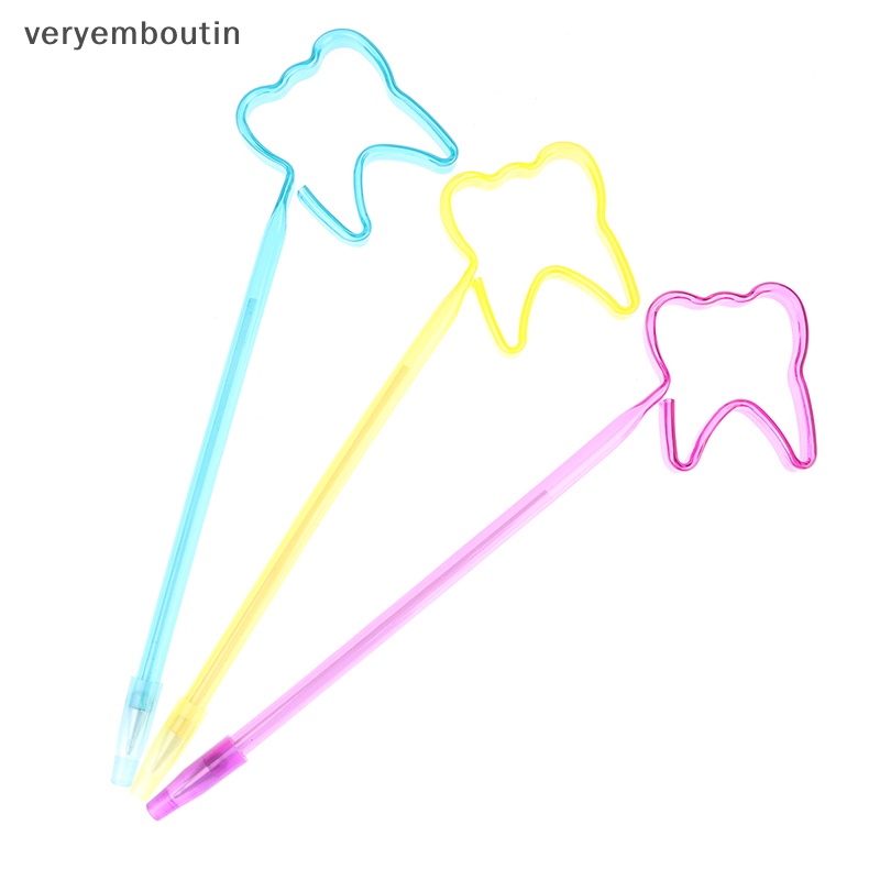 Bộ 5 Bút Bi Hình Chiếc Răng Dễ Thương