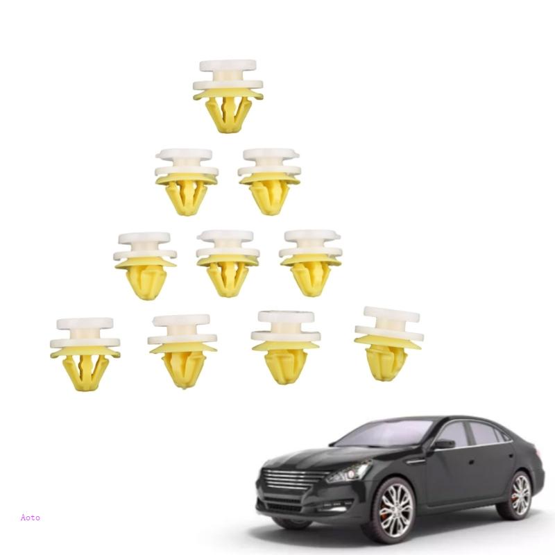 Kẹp Bảng Điều Khiển Cửa Xe Hơi Thay Thế Tiện Dụng 7703077250 Set 10 Tấm Lót Opel-