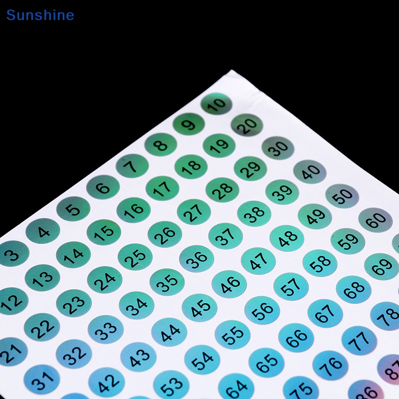 Set 1-500 Miếng Dán Hình Số Trang Trí Móng Tay Nghệ Thuật