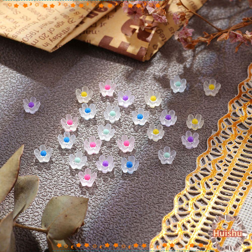 Set 30 Phụ Kiện Trang Trí Móng Tay 3D Trong Suốt Xinh Xắn