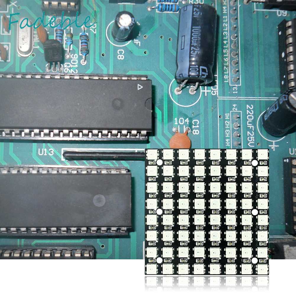 Bảng Mạch Phát Triển WS2812 64-bit 5050 RGB LED Đủ Màu