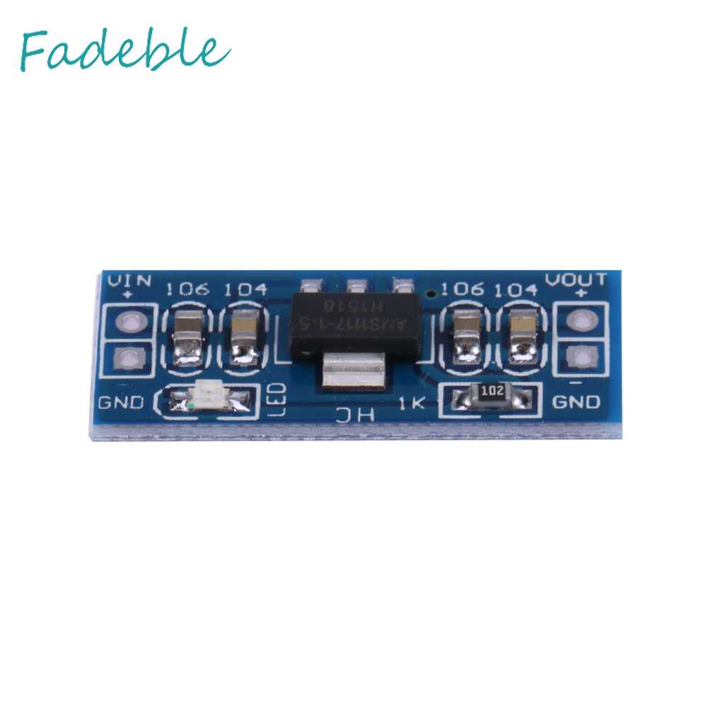 Mô Đun Nguồn AMS1117 Đầu Vào 2 Pin 1.5V 800mA DC 4.75-12V