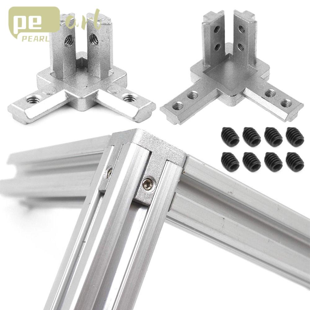 .Đầu Nối Giá Đỡ Chữ N Bằng Hợp Kim Nhôm Kèm Ốc Vít 3 Chiều 3030 4040 Series