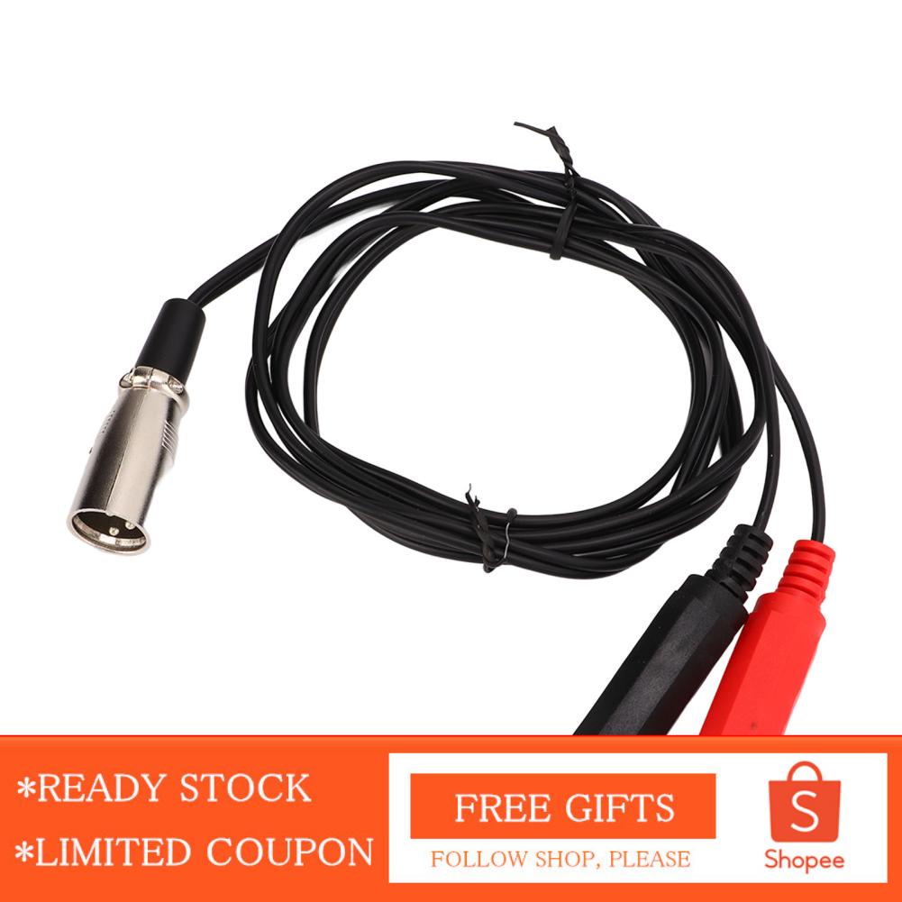 Alwaysonline XLR Male To Dual 6.35mm Female Cable  Stereo Adapter Rubber Sheath for Multimedia