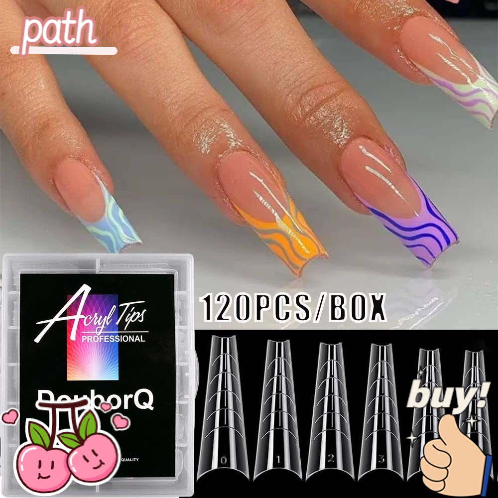 Hộp 120 Móng Tay Giả Hai Lớp Chuyên Nghiệp DIY