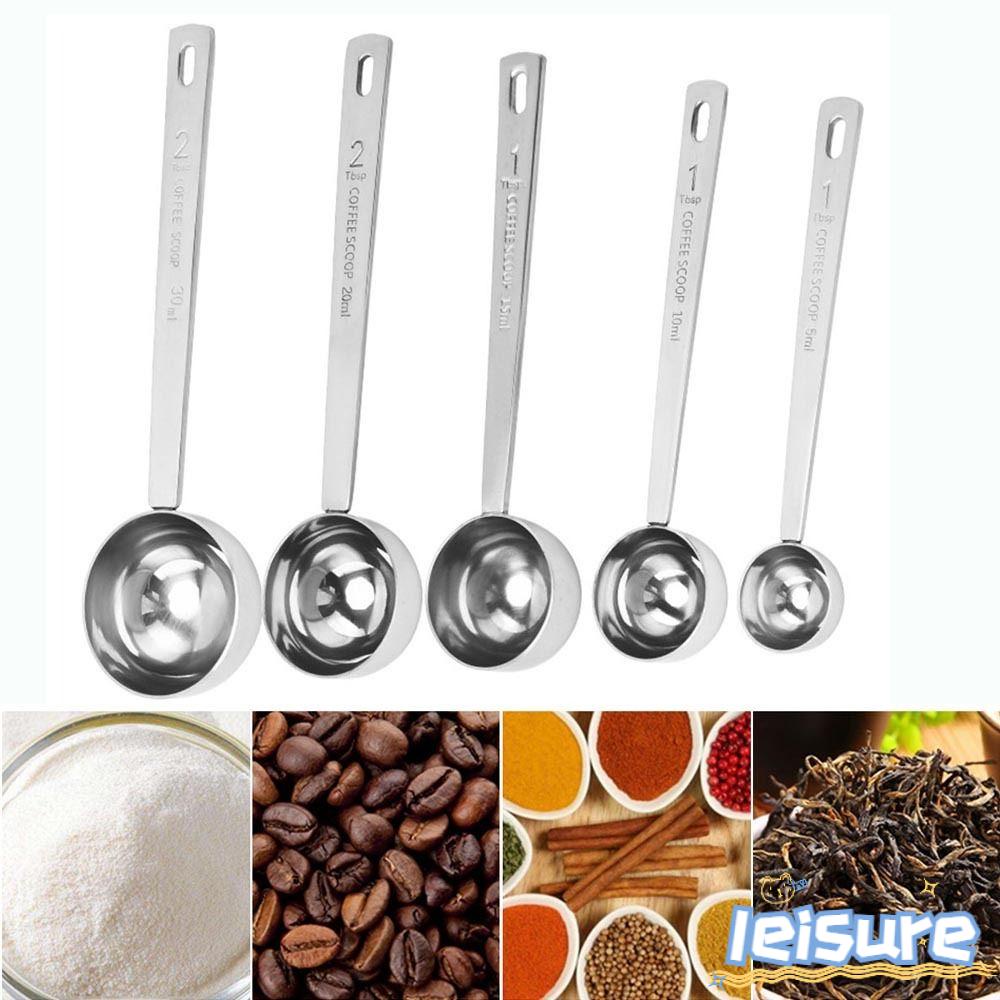 Muỗng Đo Lường Bằng Thép Không Gỉ 5 / 10 / 15 / 20 / 30ML