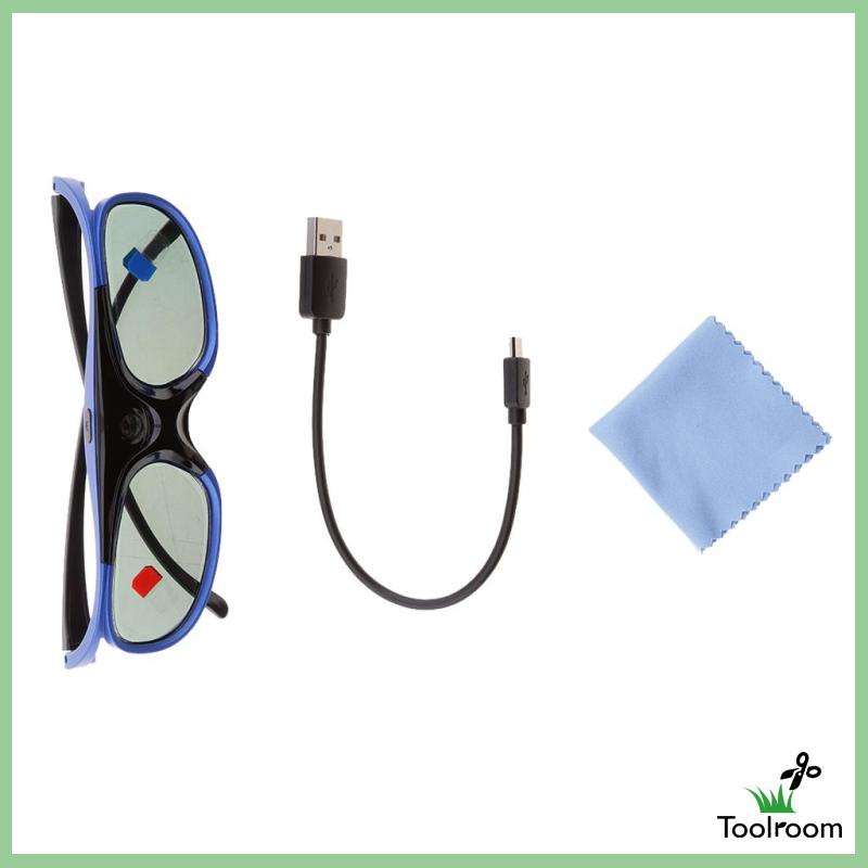 Kính 3D DLP-LINK Hoạt Động Có Thể Sạc Lại 144Hz